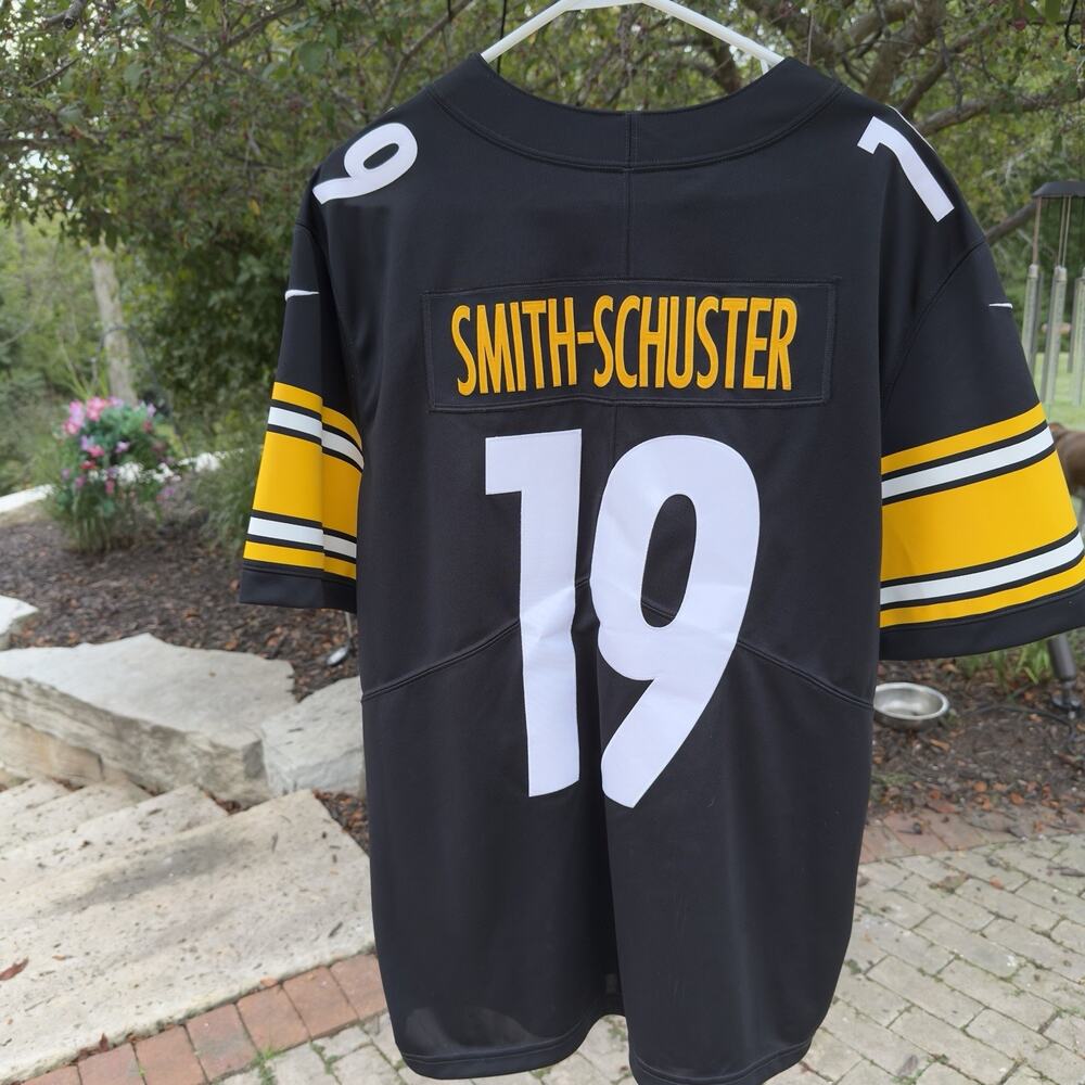 Nike NFL Pittsburgh Steelers Juju Smith-Schuster 19 Jersey Sewn On Size XL